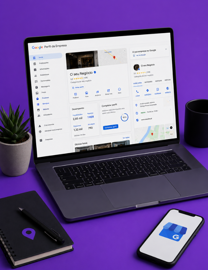 Serviço de SEO Local e otimização Google para empresas em Viseu aumentar a visibilidade online e atrair mais clientes