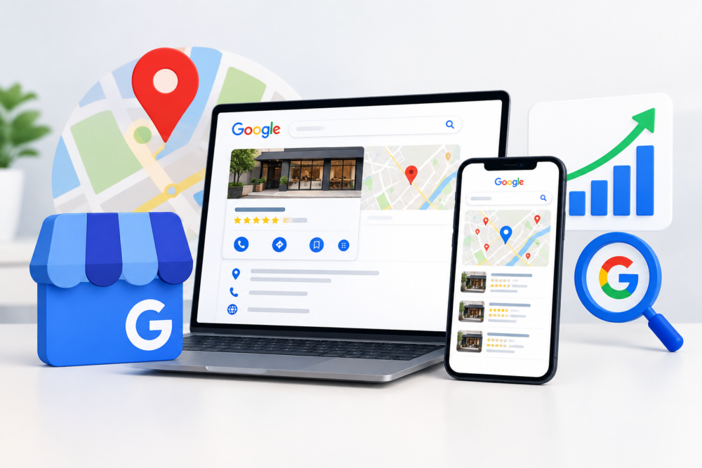 Serviço de SEO Local e otimização Google para empresas em Viseu aumentar a visibilidade online e atrair mais clientes