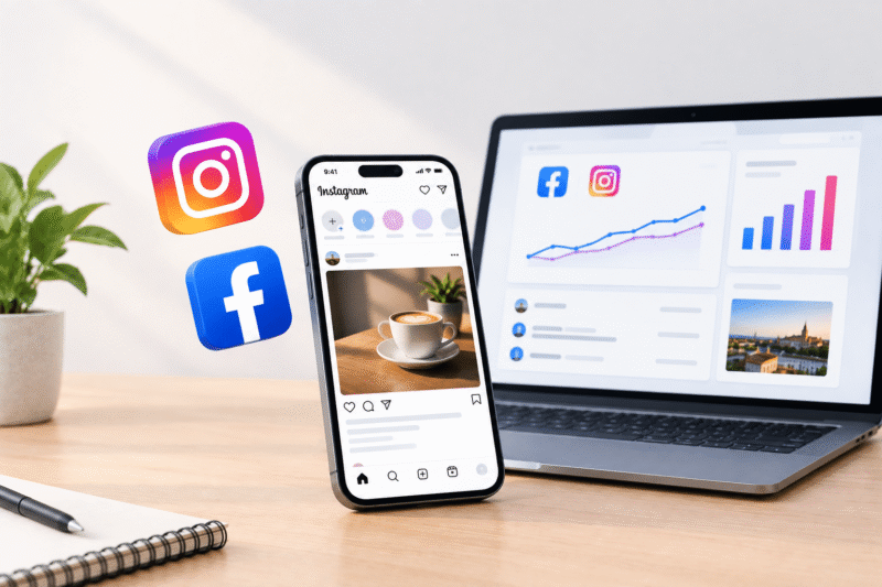 Gestão profissional de redes sociais para empresas em Viseu