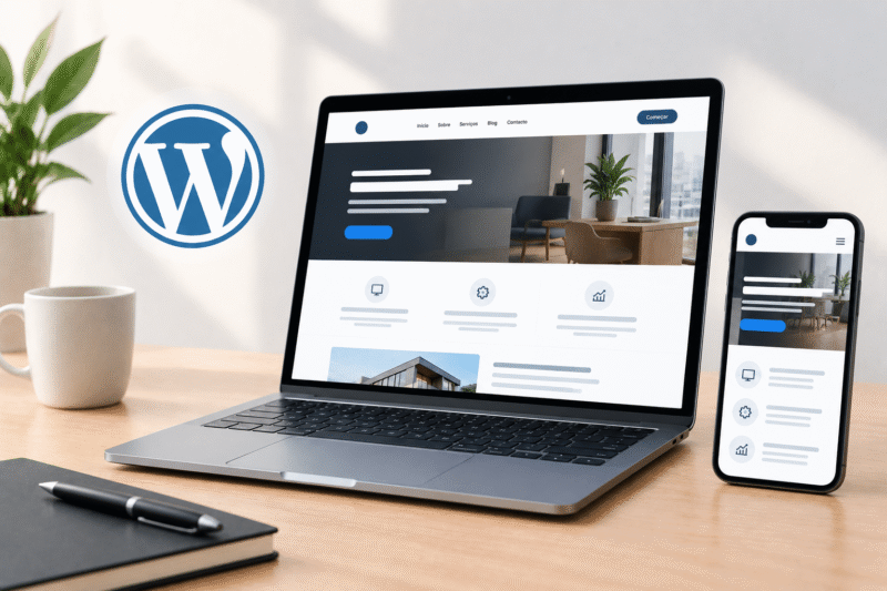 Criação de websites profissionais WordPress em Viseu